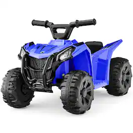 Best Choice Products - 6V Kids Ride-On 4-Wheeler Quad ATV Car w/ 1.8mph Max Speed, Treaded Tires - Blue