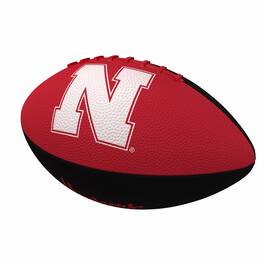 Logo Brands - Nebraska Huskers Pinwheel Logo Junior Football - Multicolor