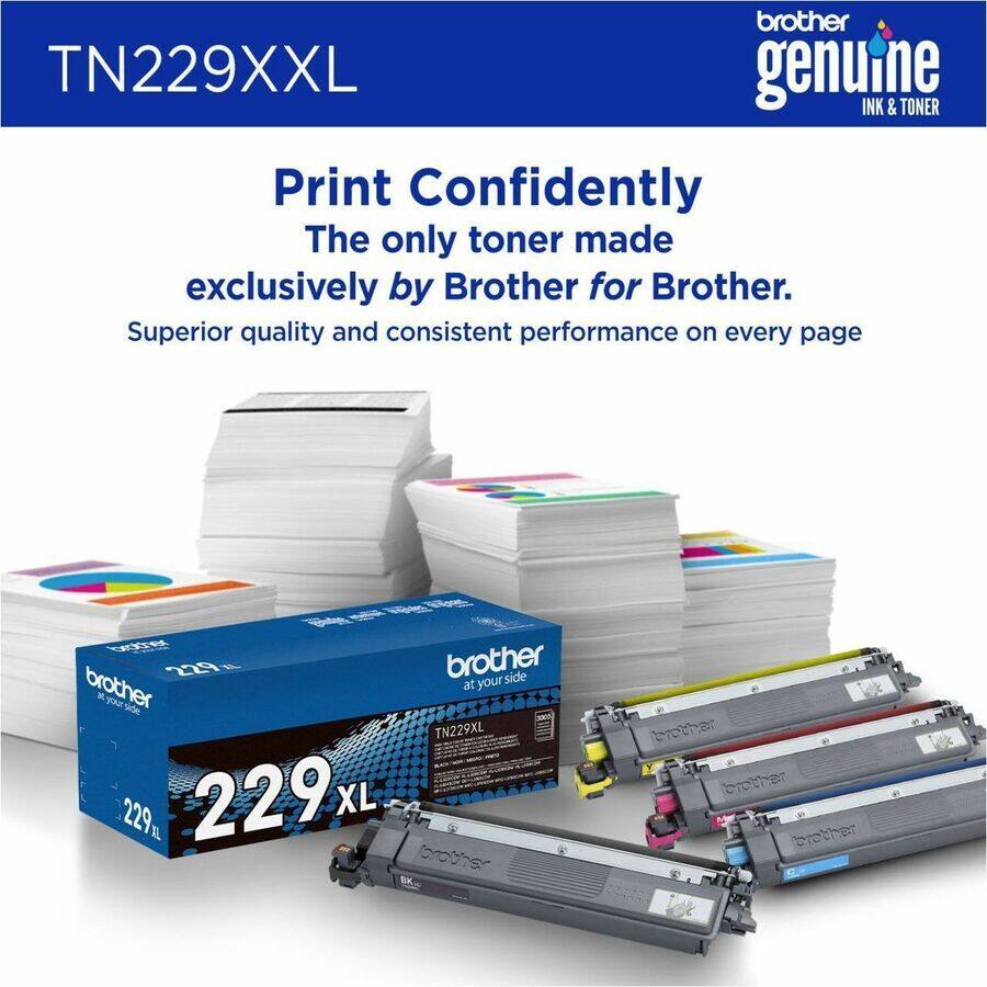 Brother Genuine TN229XXLBK Super High yield Toner Cartridge Laser