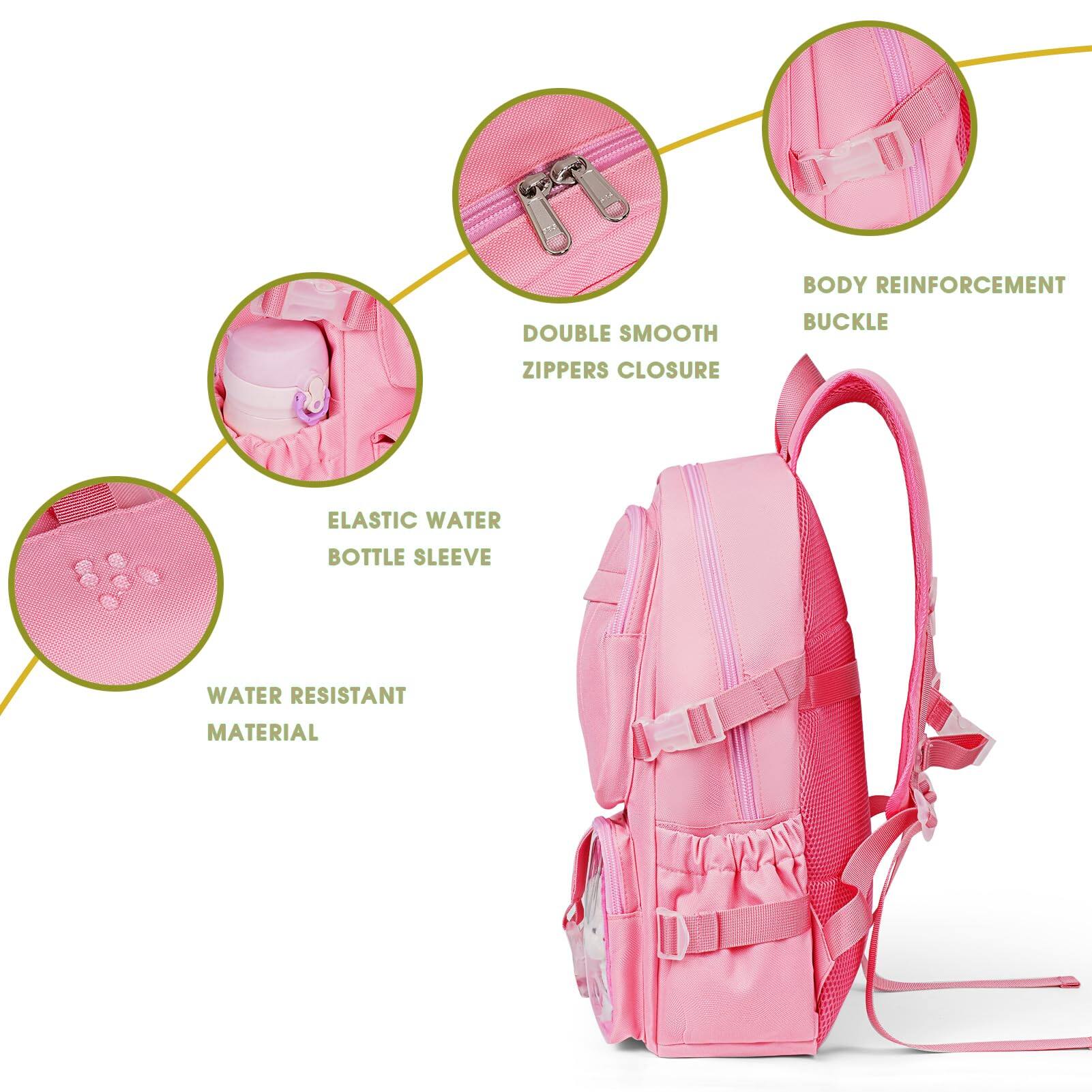 Pacoar Cade Backpack For Cute Aesthetic School Bookbag With Pins ...
