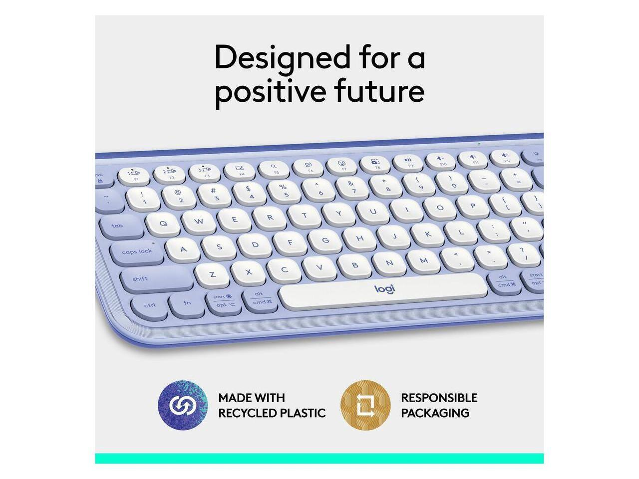Designed for a positive future

MADE WITH RECYCLED PLASTIC

RESPONSIBLE PACKAGING