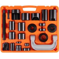 Front. VEVOR - Ball Joint Press Kit, 25 pcsTool Kit, C-press Ball joint Remove and Install Tools, for Most 2WD and 4WD Cars - Orange;black.