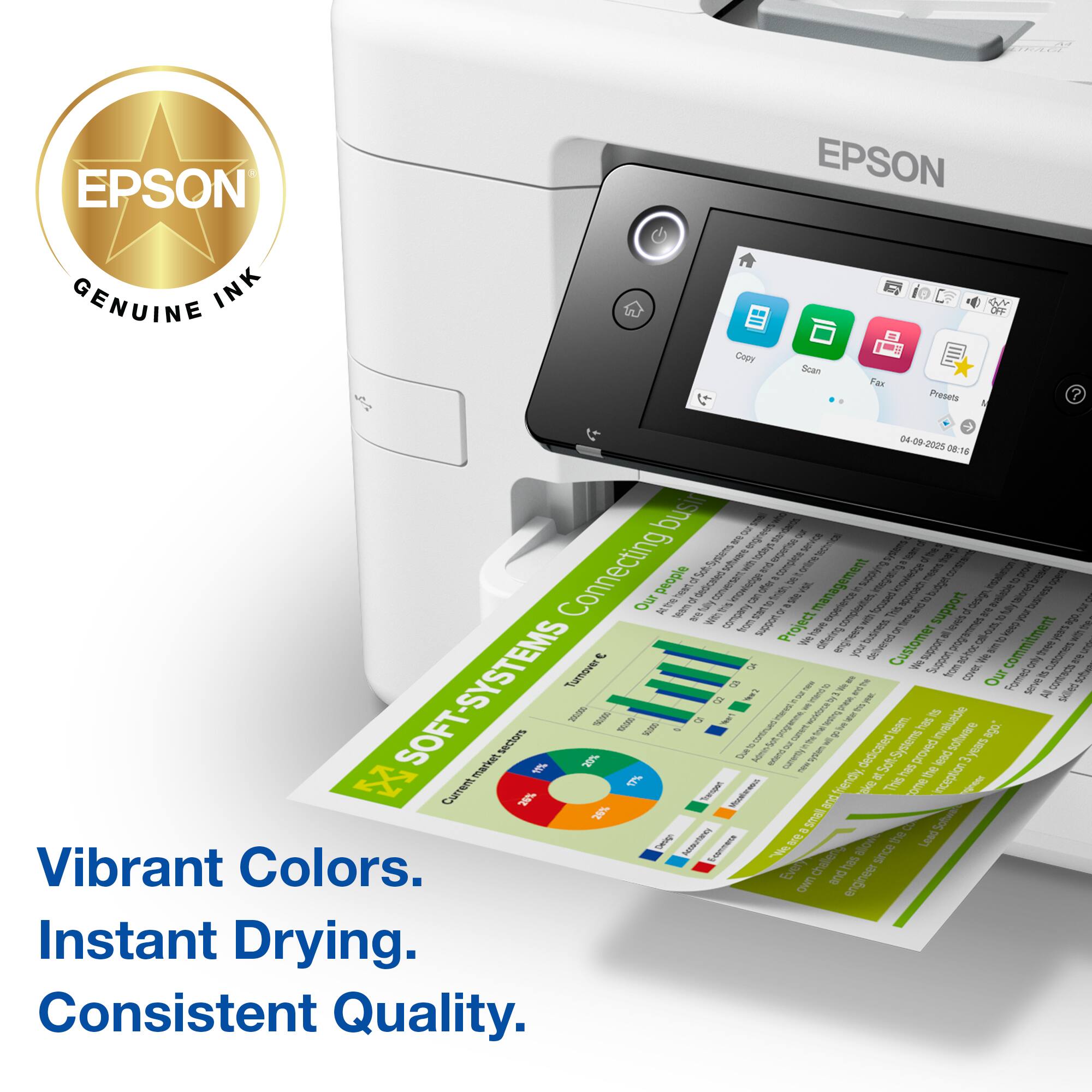 EPSON GENUINE INK

EPSON OFF Copy Scan Fax Presets

"busir an ON technical with and expertise online   Connecting people dedicated conversant offer finish, " be management & Buyydons approach  available breaks Our as team of me Adds, this company can 8 25  experience complexities, DUS to support TS design, are 1g fully your business 200 & With woddns Project with ame levels NOWN "  differing engineers your business delivered on Customer woddns sm on commitment years with under Turnover We Support mast cover BW Our Formed Aqua customers contracts oue softwa SOFT-SYSTEMS  May at  We and serve All skilled COCIDOS $ pharse, as its cooper account DOCTOS contnued Tupe Bussit team. has invaluable ago." & software sectors 20% and a Admin 10% extend no system dedicated proved lead years market HAM friendly, This has the inception3 Current 26% zumbay Miscelaneous ake come 26% small Design lovennery are allowe the Lead Vibrant Colors. E-commente "We Ever

Vibrant Colors. Instant Drying. Consistent Quality