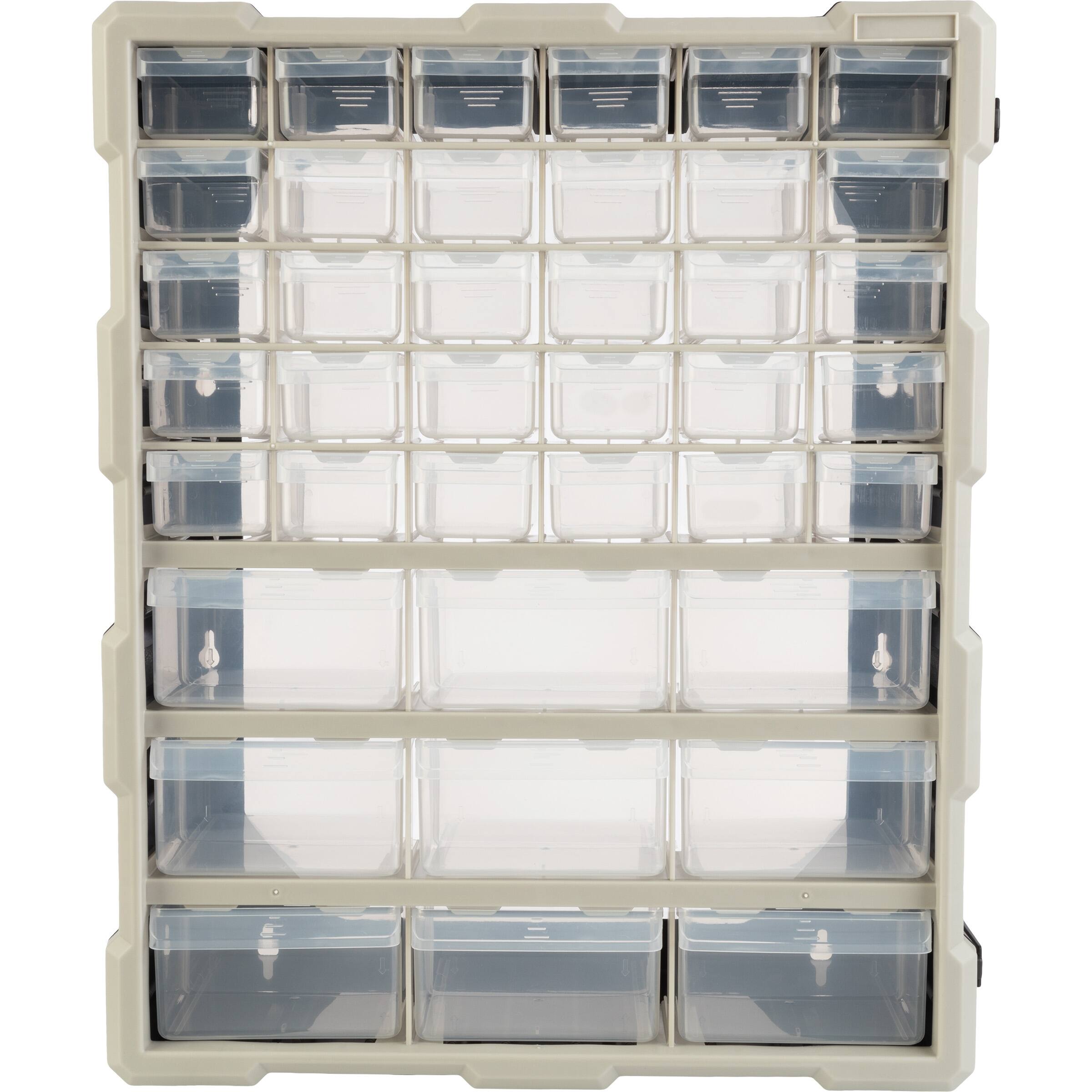 Alt View 2. Stalwart - 39-Drawer Small Part Organizer - Black.