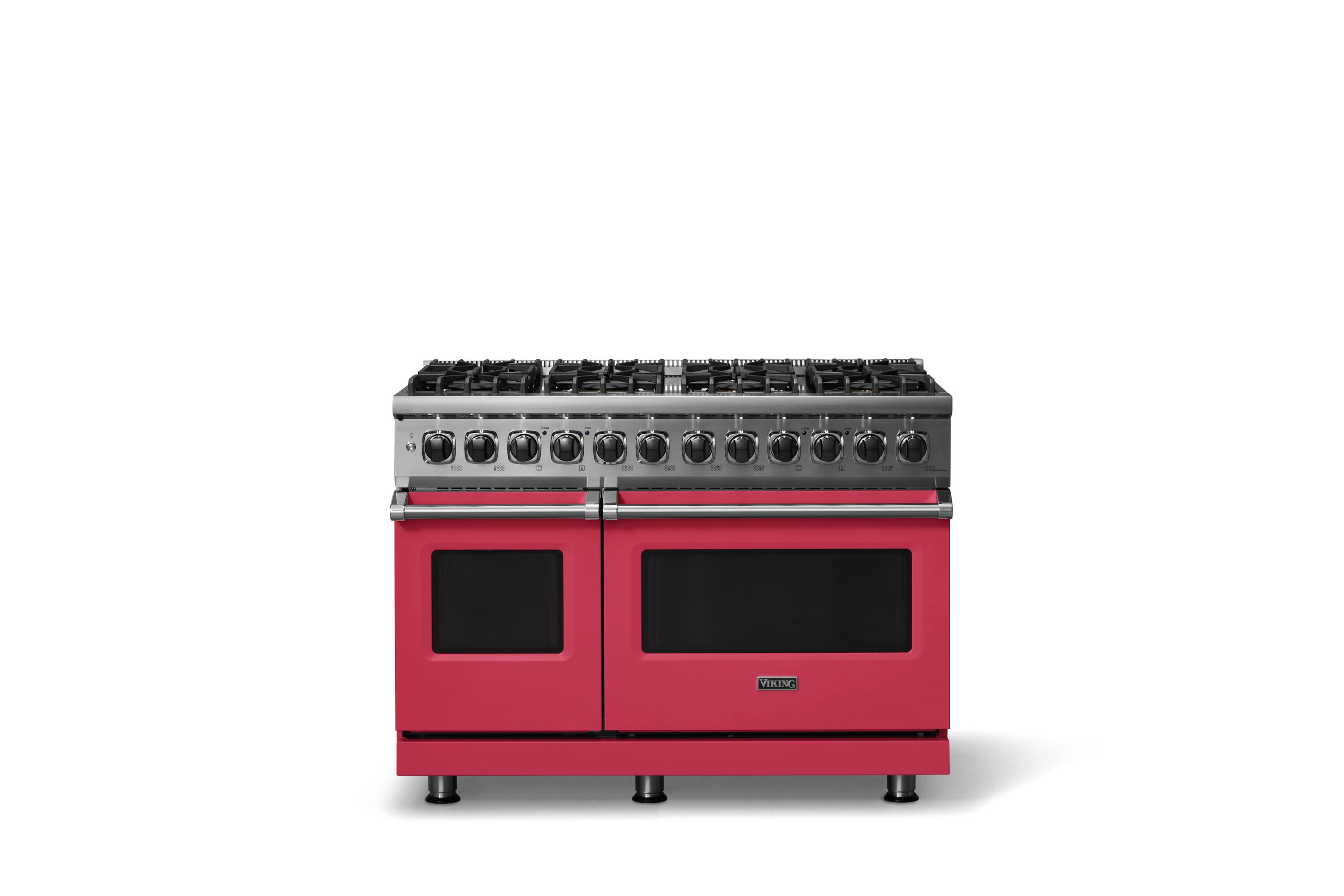 Alt View 3. Viking - 5-Series Gas Open Burner Range - Valentine.