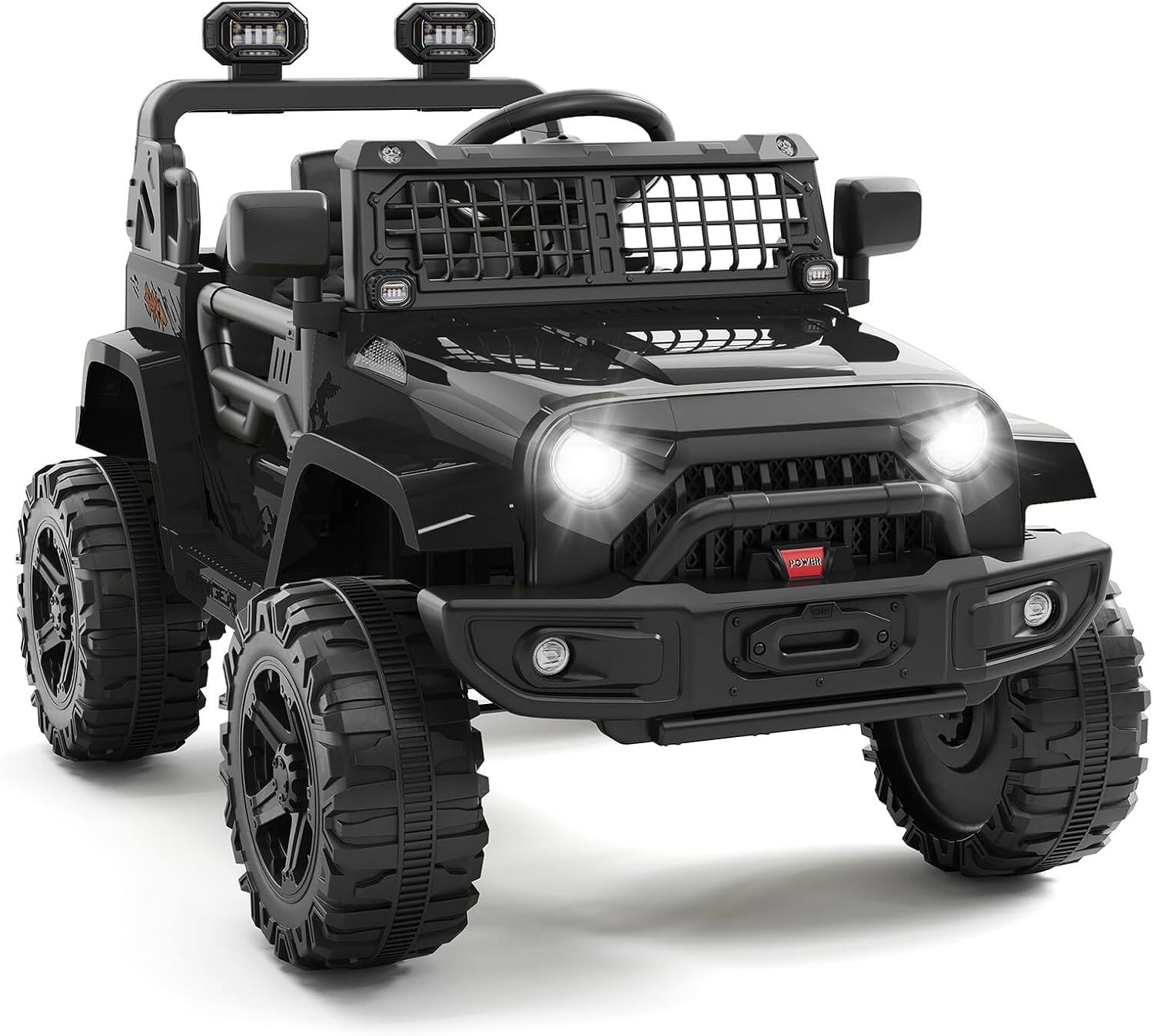 Homhougo - Ride on Truck Car, 12V Kids Electric Vehicles with Remote Control Spring Suspension, LED Lights, Bluetooth price history on PriceWatchPro