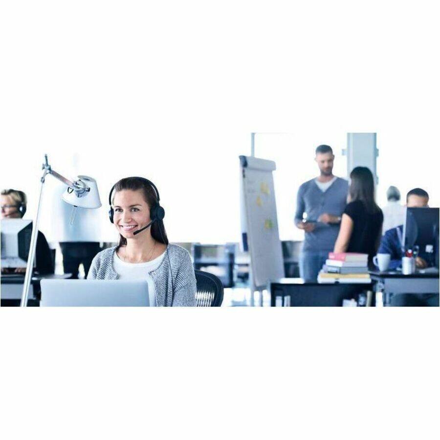 Alt View 1. Jabra - Jabra Evolve 20SE - USB-C/A, UC Stereo - Microsoft Teams Certification - Stereo - USB Type C, USB Type A - Wired - 32 - Red.