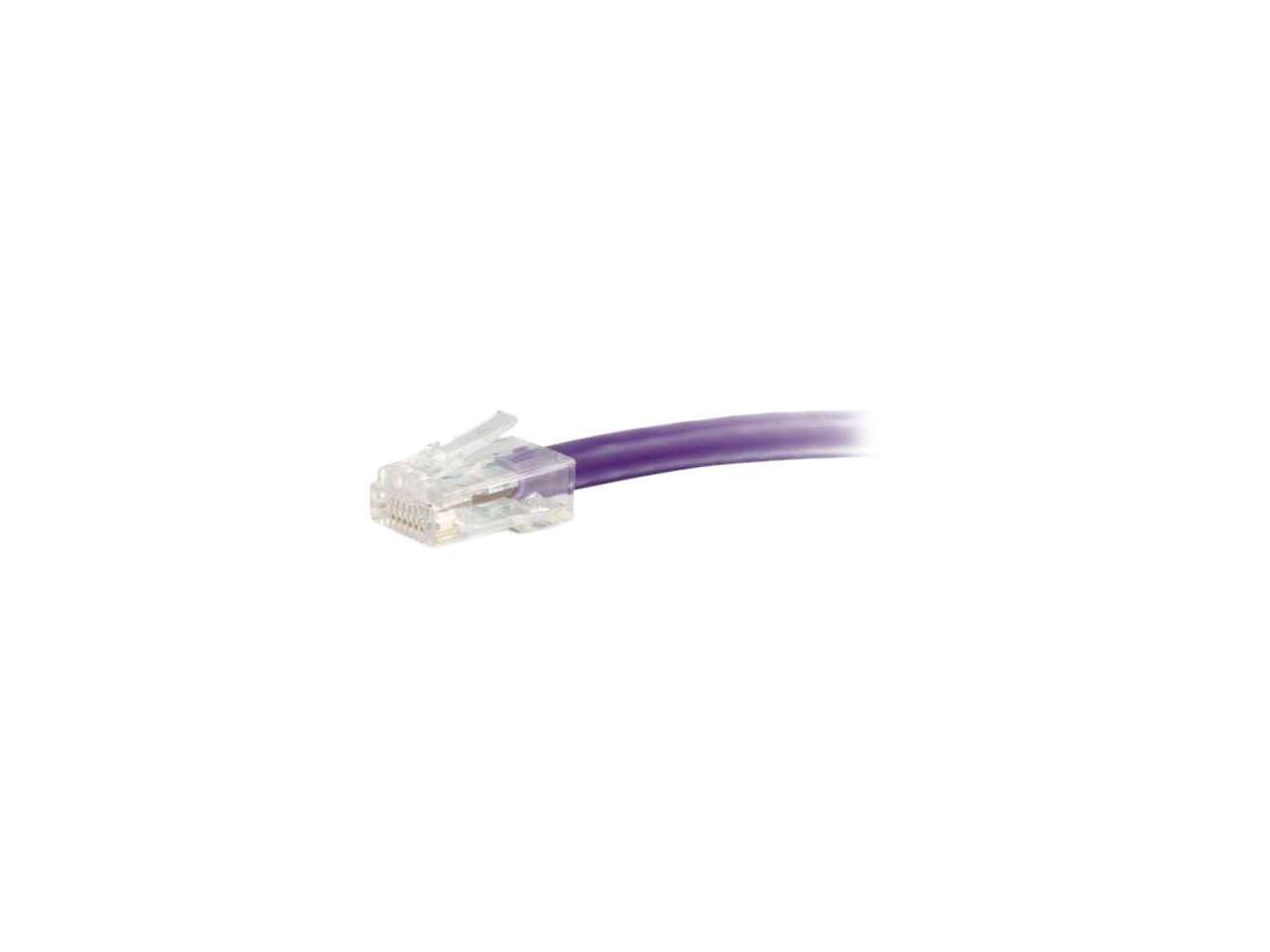 Alt View 1. Cables to Go - C2G 04211 Cat6 Cable - Non-Booted Unshielded Ethernet Network Patch Cable, Purple (1 Foot, 0.30 Meters).