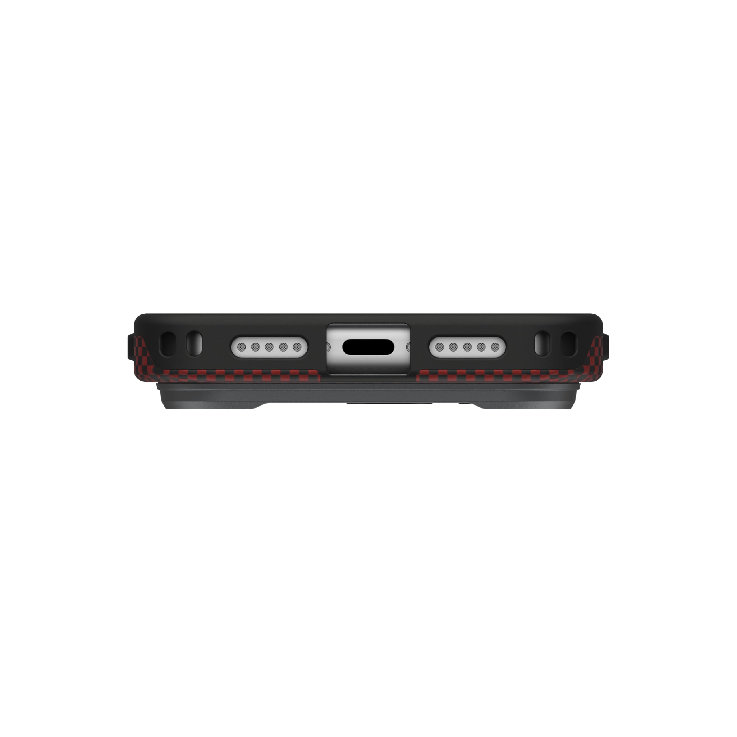 Alt View 8. UAG - iPhone 17 Pro  Case with MagSafe, Kevlar® Aramid Fiber Construction Protective Cover, Fibr Armr - Orange/Charcoal.