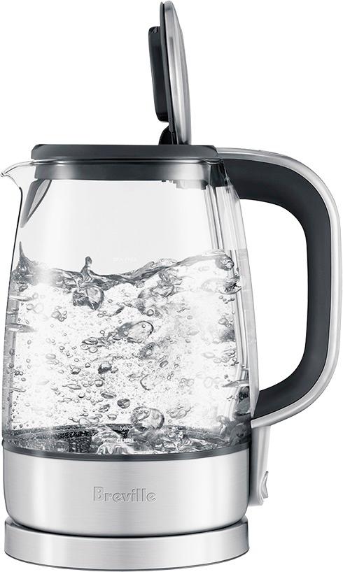 Breville the Crystal Clear 7-Cup Electric Glass Kettle Brushed Stainless  Steel BKE595XL - Best Buy