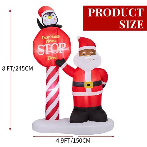 PRODUCT SIZE

Dear Santa  
Please STOP Here!

8 FT / 245 CM  
4.9 FT / 150 CM