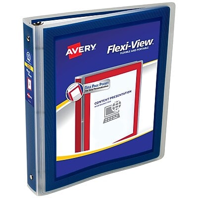 AVERY Flexi-View  
FLEXIBLE AND PORTABLE  
Content Presentation  
One Page Pocket  
Content Presentation