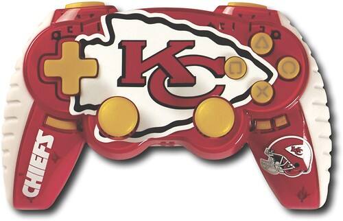 Front Standard. Mad Catz - NFL Wireless GamePad for PlayStation 3 (Kansas City Chiefs).