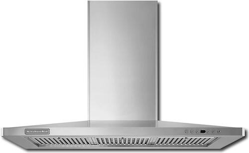 Front Standard. KitchenAid - Architect Series II 36" Convertible Range Hood - Stainless-Steel.