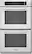 Front Standard. KitchenAid - Architect II Built-In Double Electric Convection Wall Oven - White.