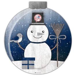 Fan Creations - New York Yankees 12'' Snow Globe Wall Art - Multicolor