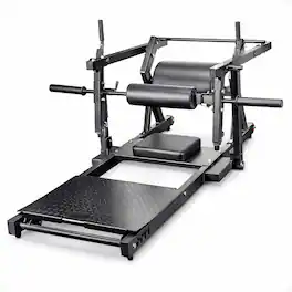 BalanceFrom Fitness - Hip Thrust Machine, Adjustable Synclock Lever for Home Gym - Black