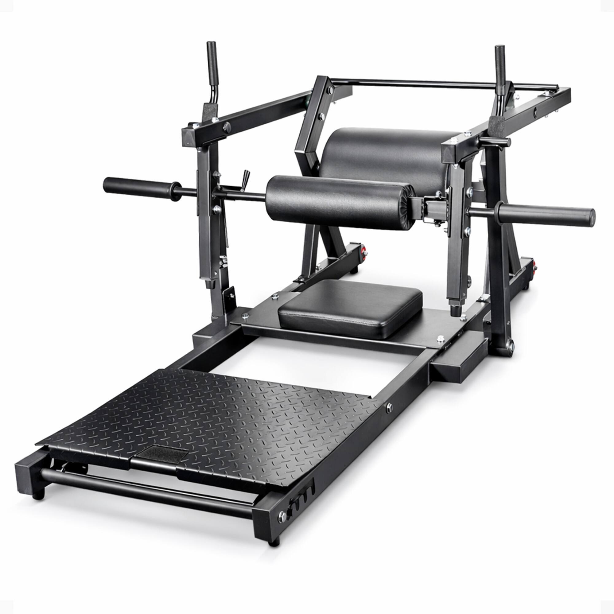 Front. BalanceFrom Fitness - BalanceFrom Fitness Hip Thrust Machine, Adjustable Synclock Lever for Home Gym - Black.