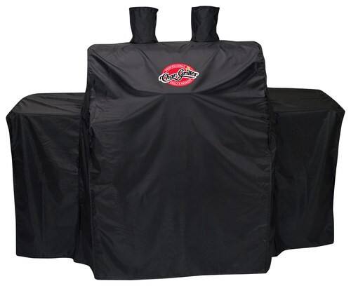 Front Standard. Char-Griller - Grillin' Pro Grill Cover - Black.