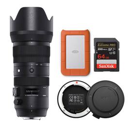Sigma - 70-200mm f/2.8 DG OS HSM Sport Lens for Nikon with 1TB Hard Drive Bundle
