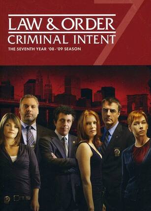 Front. Law & Order: Criminal Intent: The Seventh Year - DVD.