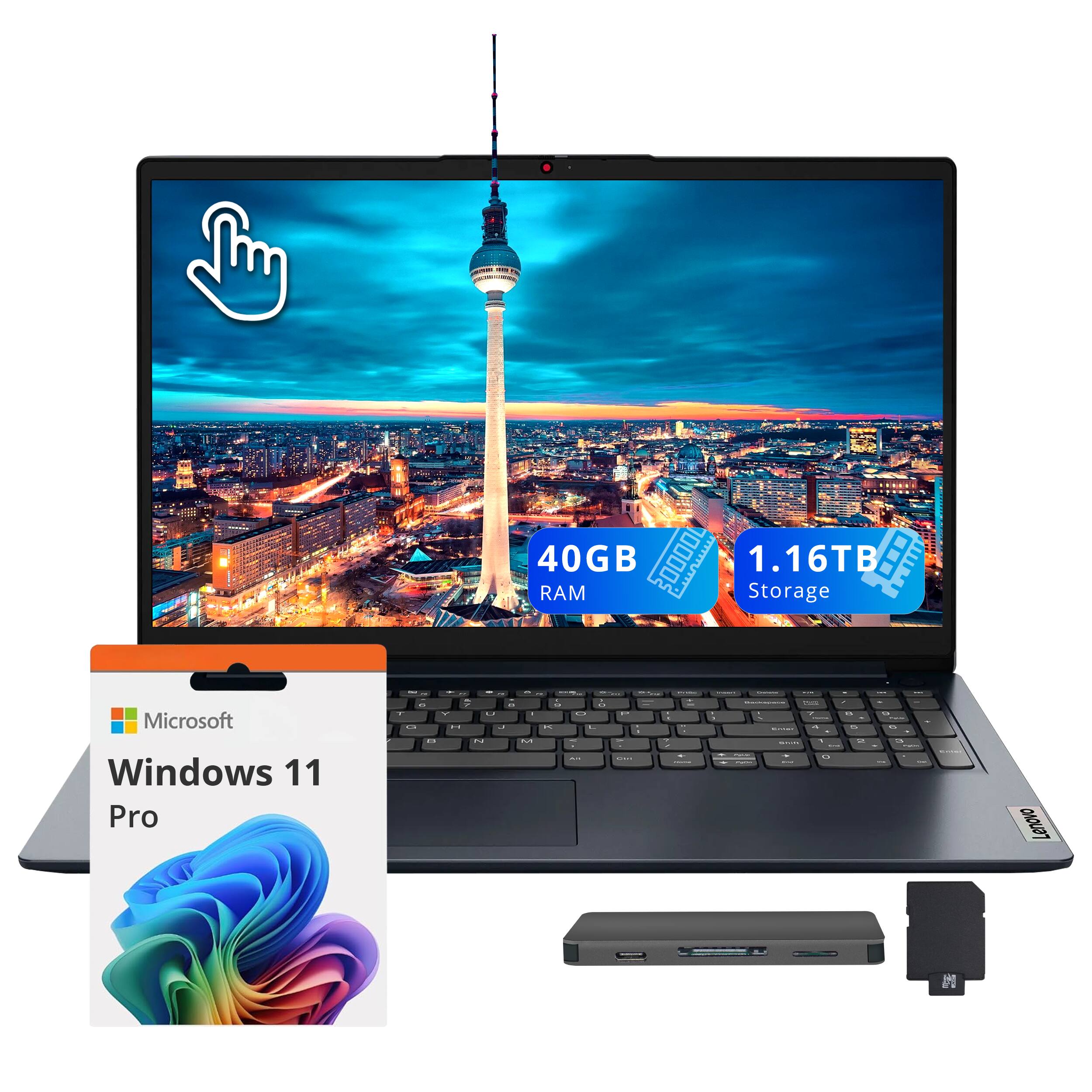 IdeaPad 1i 15.6" Touchscreen Laptop (13th Gen Intel Core i5) - 32GB / 1TB