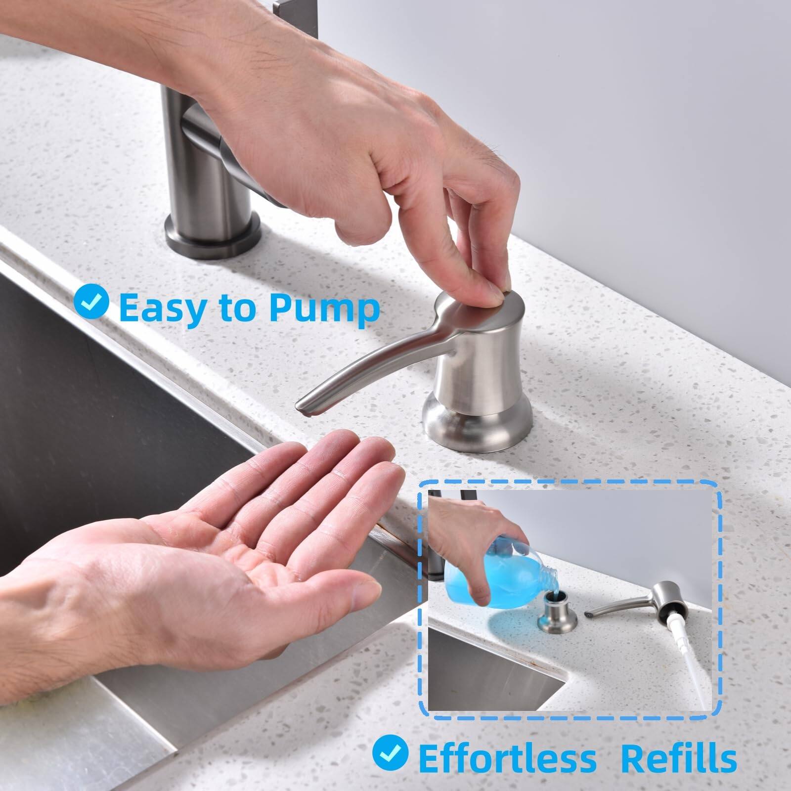 Easy to Pump  
Effortless Refills