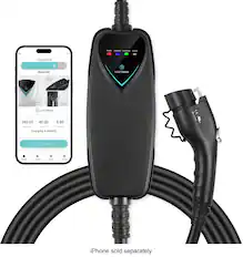 - Charge finished
Manual Start
LECTRON
PORTABLE CHARGING STATION
240.00
40.00
9.60
Voltage (V)
Current (A)
Power (W)
9.60kWh
CE
Step charging
none
Schedule
Settings
iPhone sold separately.