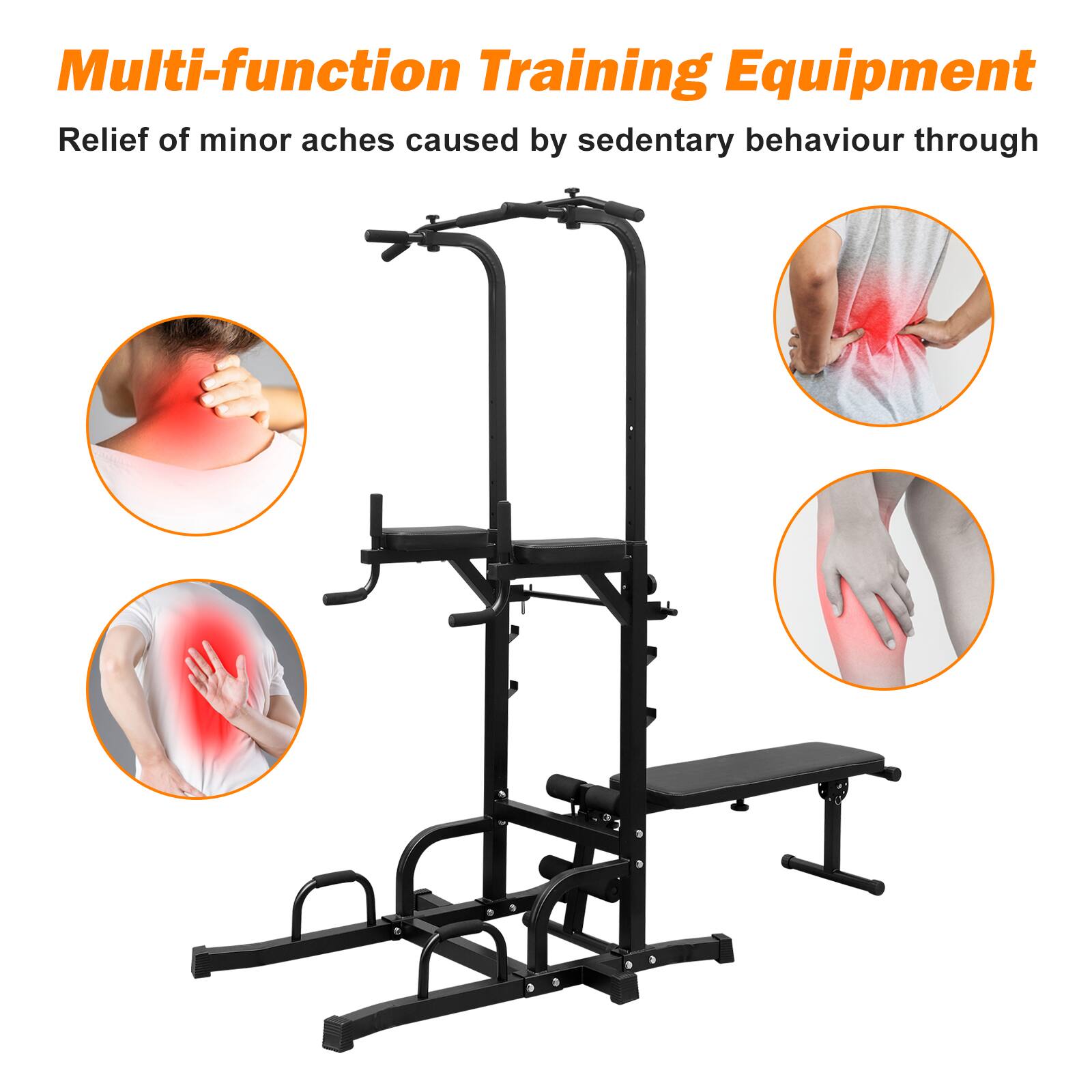 Multi-function Training Equipment

Relief of minor aches caused by sedentary behaviour through