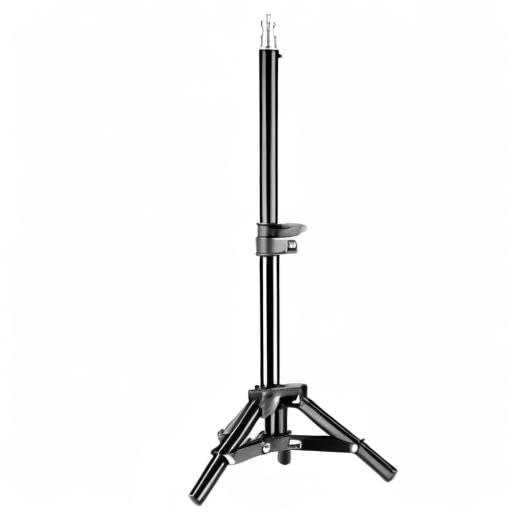 Alt View 2. Neewer - 20" Mini Table Top Light Stand, 2-Pack - Black.