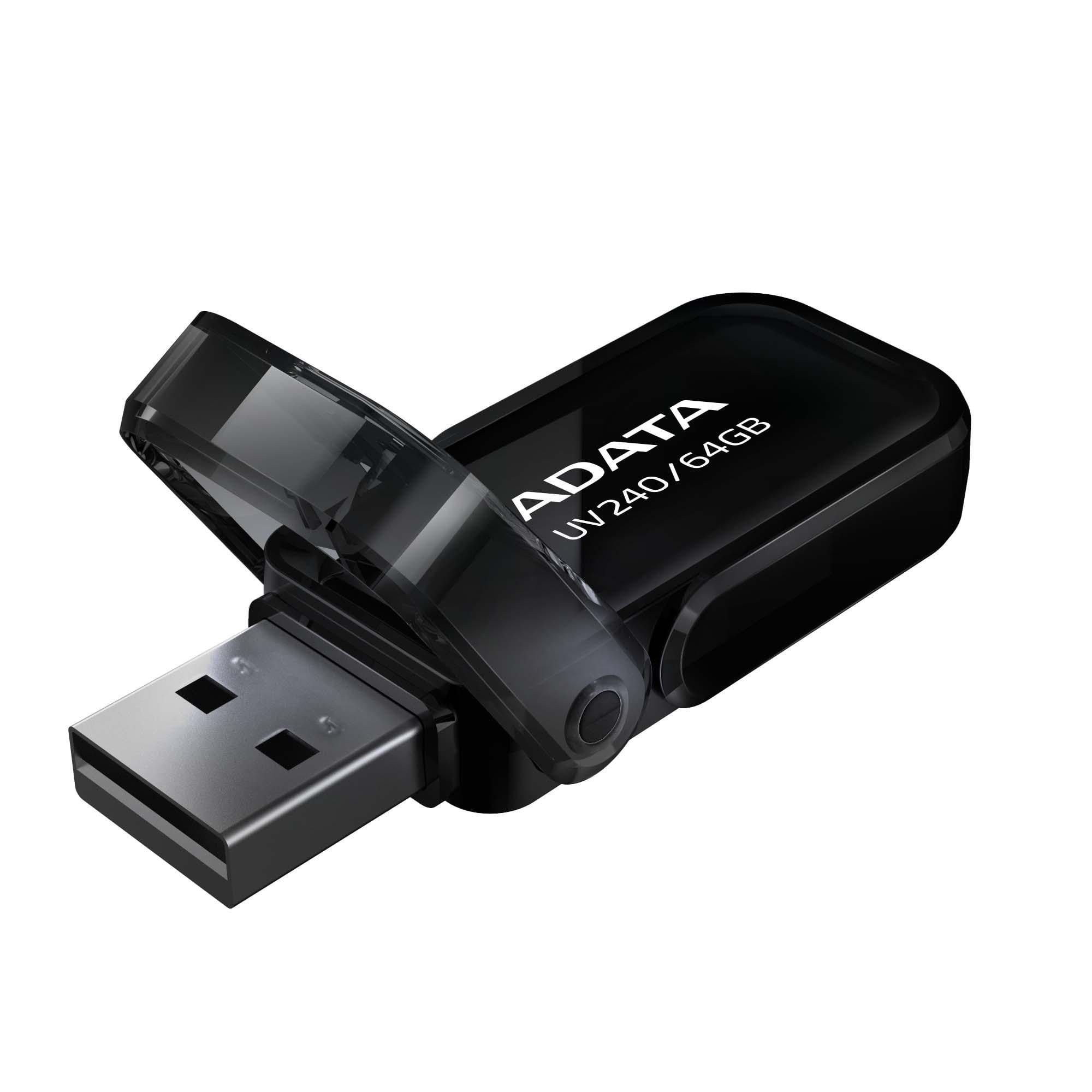 ADATA UV240 64GB 2.0 USB Type A Connector USB Flash Drive – 64 GB