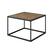 Angle. Walker Edison - Modern Parquet Square Coffee Table - Parquet Veneer.