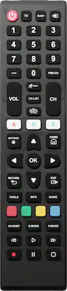 Insignia™ - Replacement Remote for Samsung TVs - Black