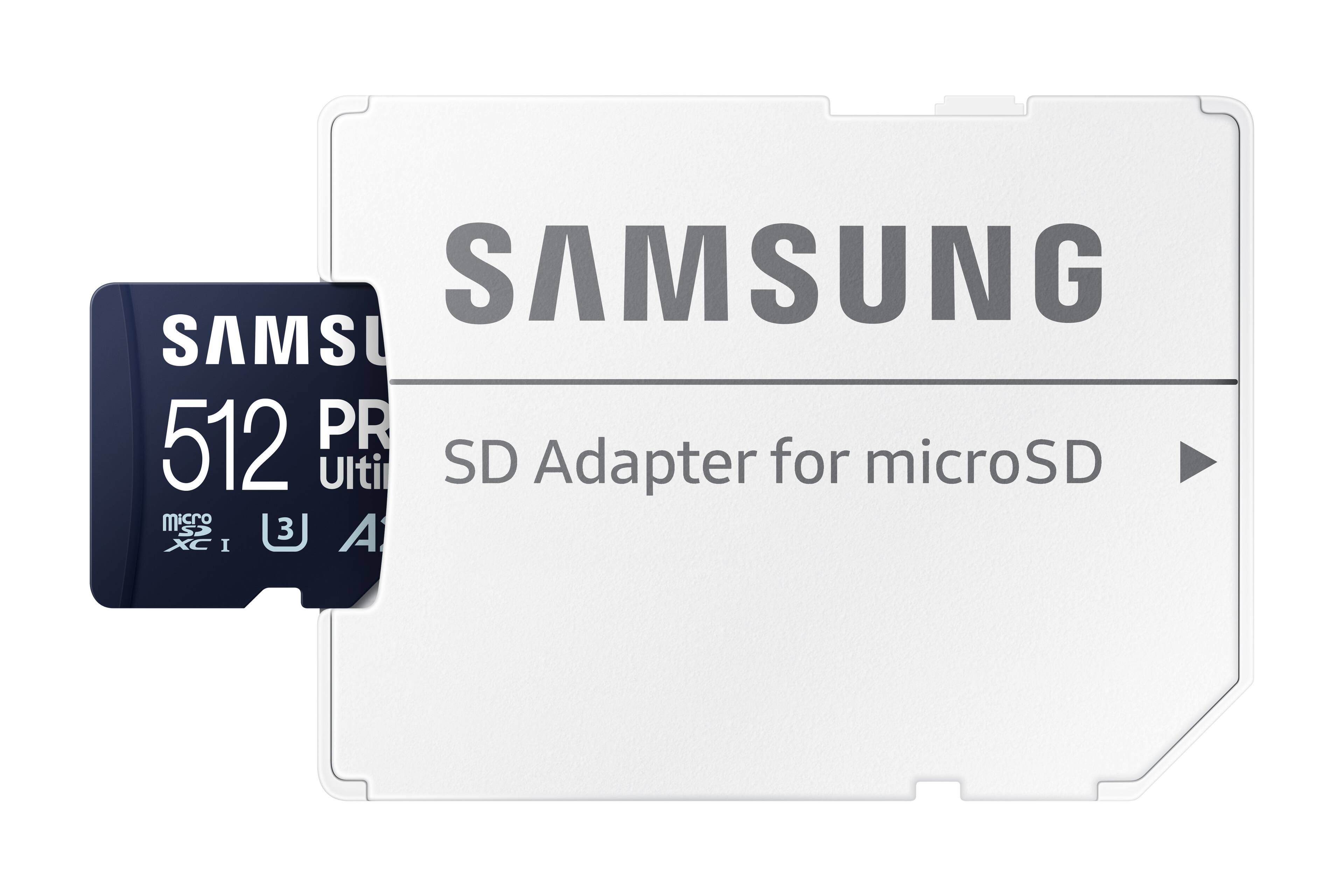 Alt View 13. Samsung - Pro Ultimate and Adapter 512GB microSDXC Memory Card.