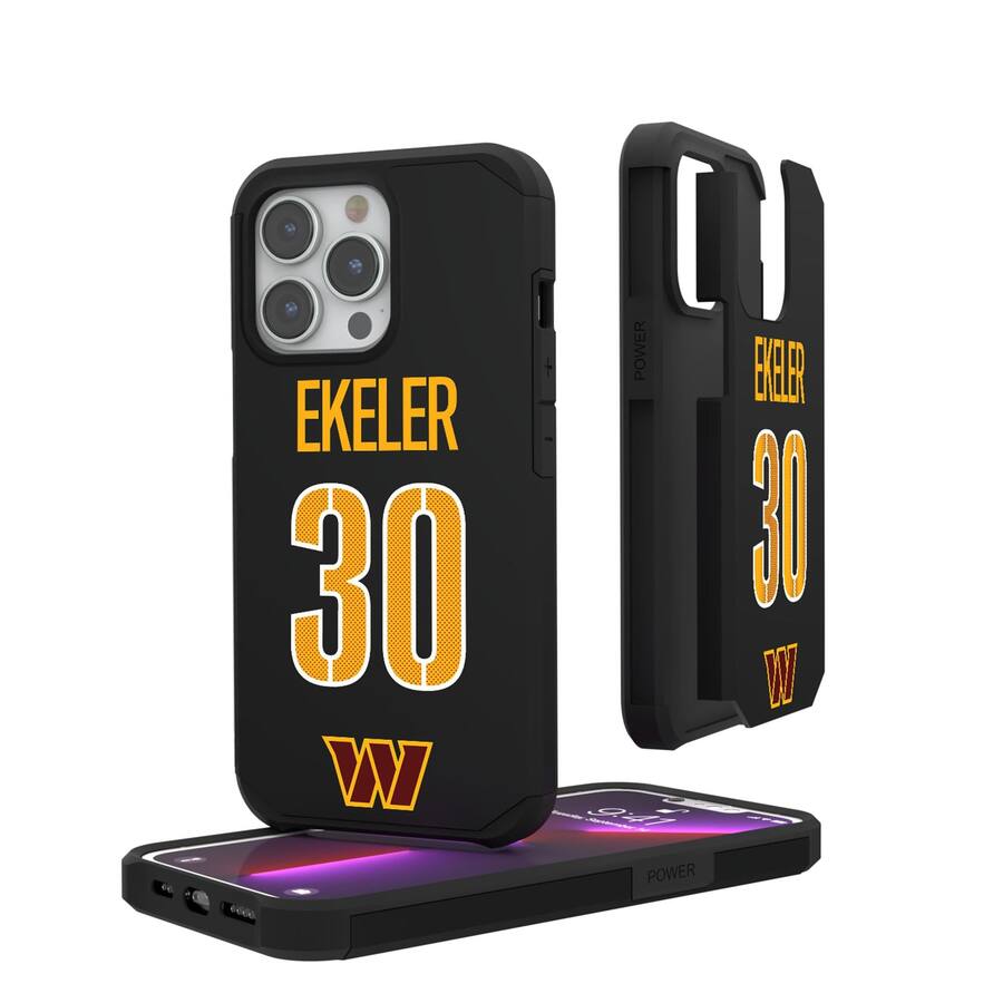 Keyscaper NFL Austin Ekeler Washington Commanders iPhone Rugged Case 15 ...