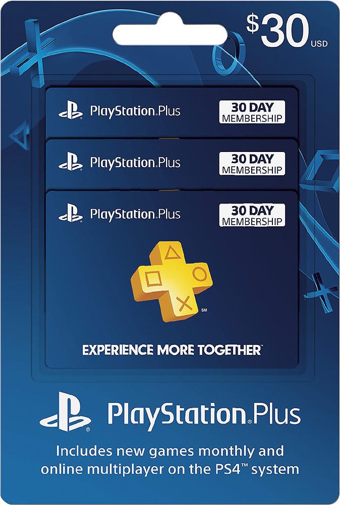 Sony $10 PlayStation Store Cards (3-Pack) SONY PS4 STORE CASH MP $30 - Best  Buy