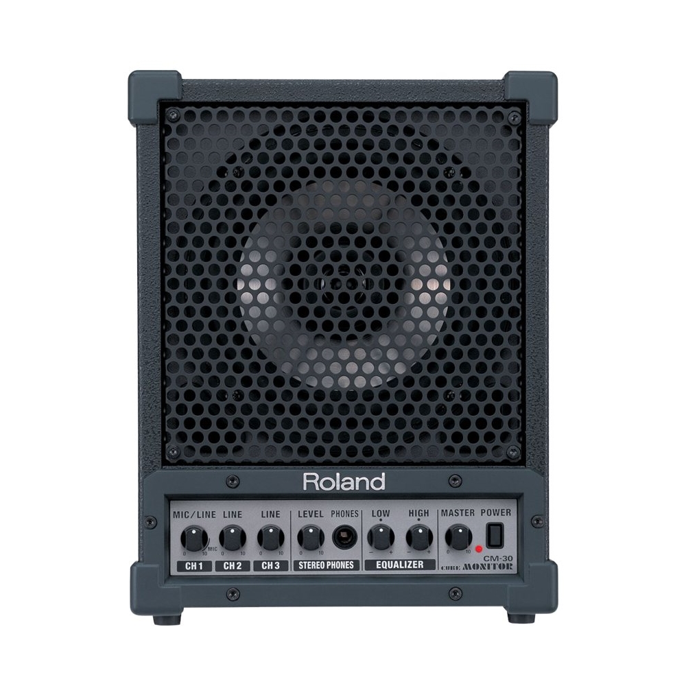 Best Buy: Roland Powered 2-Way Stage Speaker (Each) Black AMPCUBE30