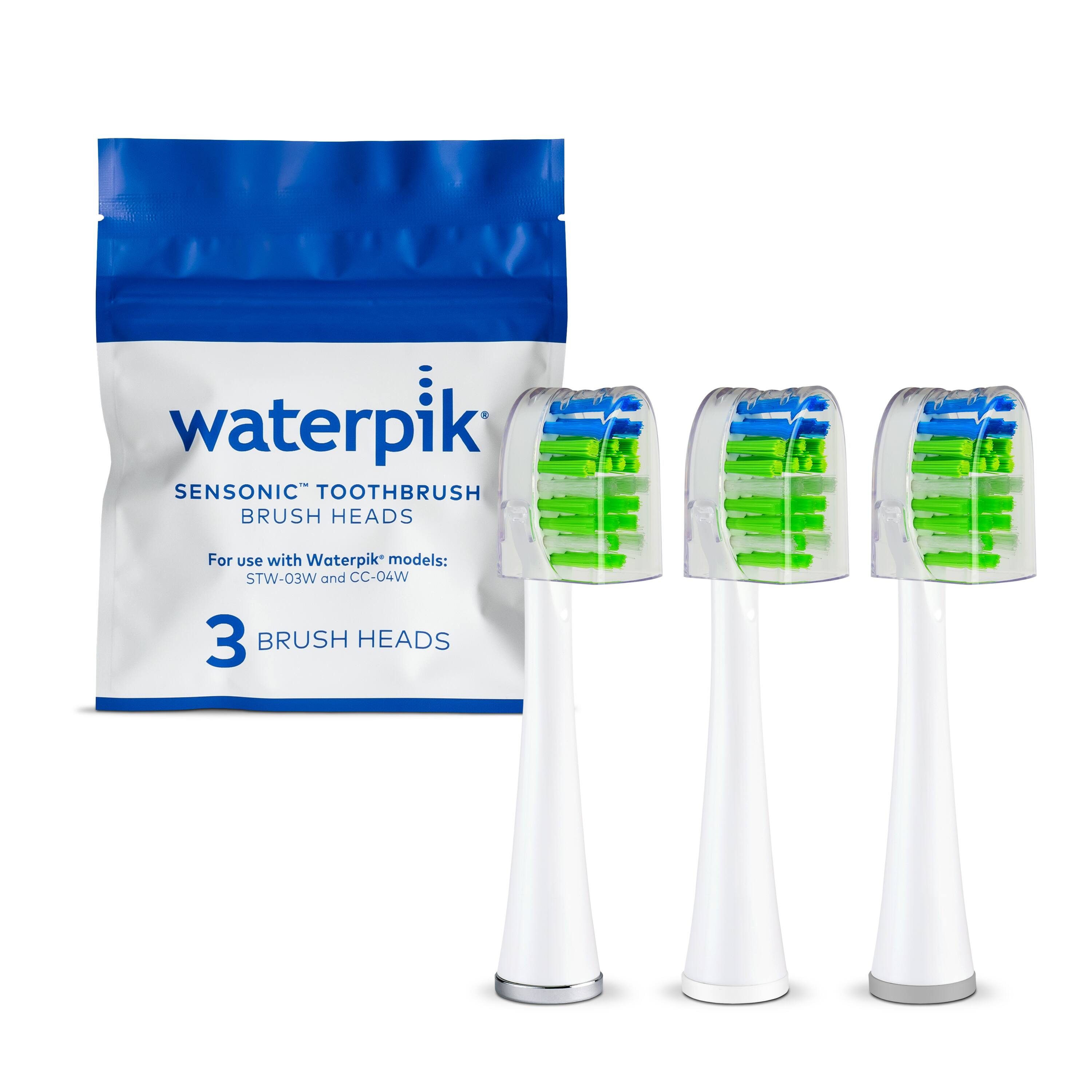 waterpik SENSONIC TOOTHBRUSH BRUSH HEADS  
For use with Waterpik models: STW-03W and CC-04W  
3 BRUSH HEADS
