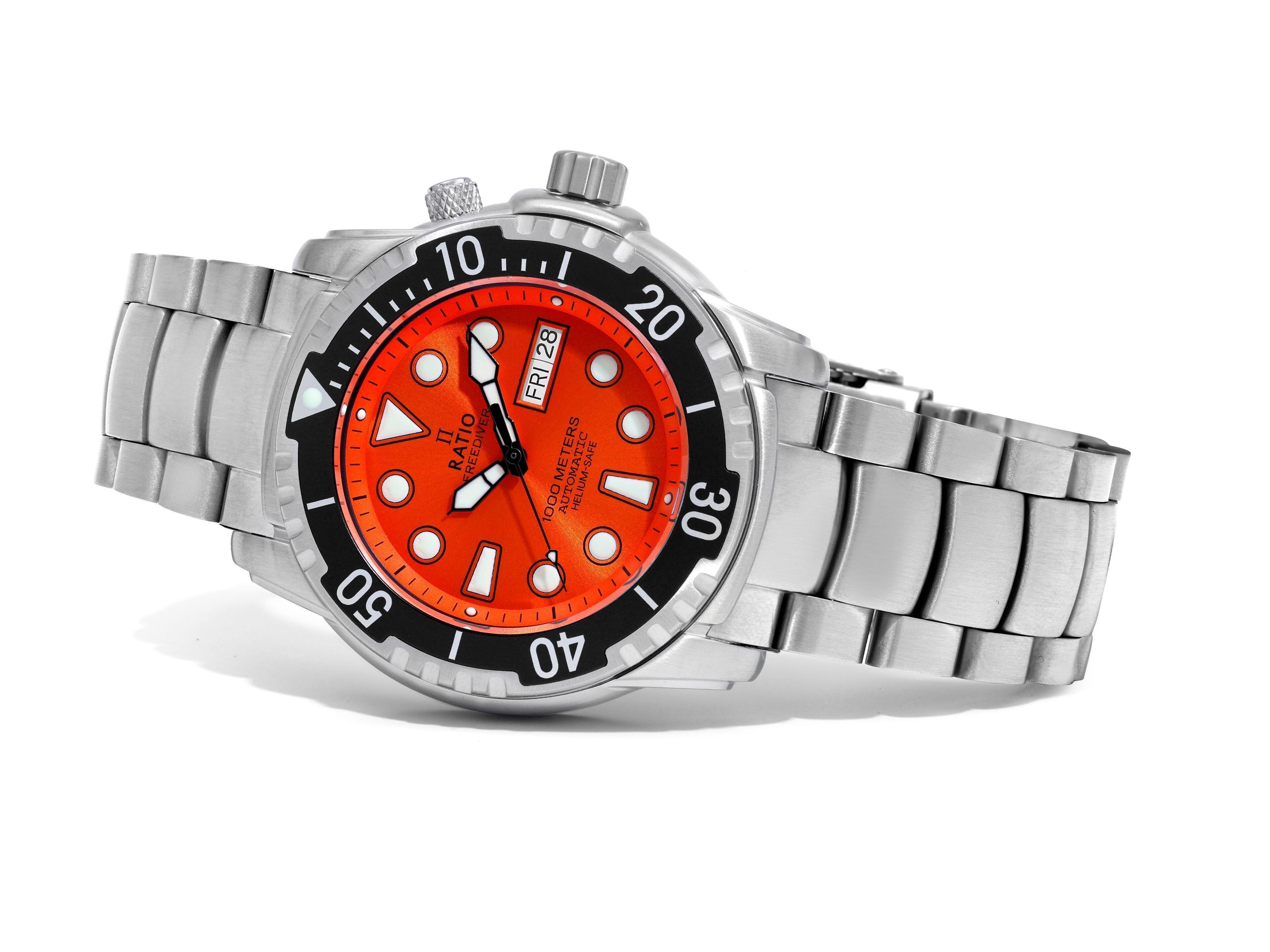 RATIO FreeDiver Helium Safe 1000M Sapphire Automatic 1068HA96 34VA
