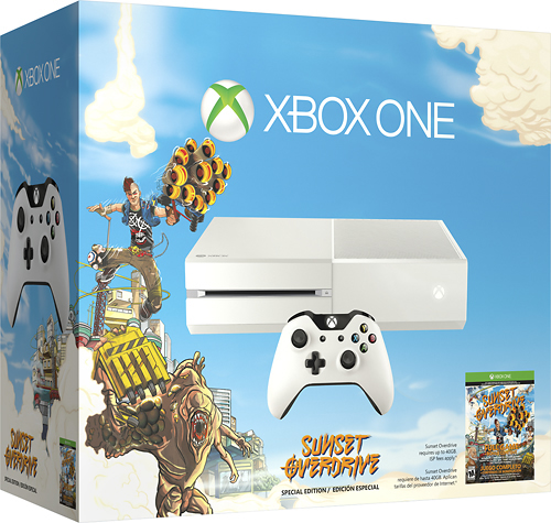 White Xbox One Sunset Overdrive Bundle Promotes New IP Instead of More Halo  - GameSpot