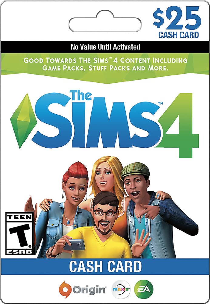 Gift Card: The Sims 4 (Origin, Belgium(Origin) Col:BE-Ori-001