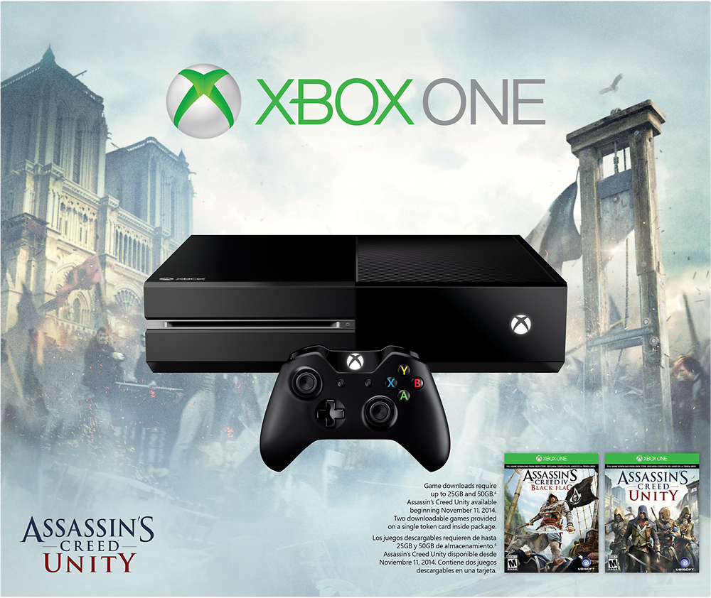 Best Buy Microsoft Xbox One Assassins Creed Unity Bundle Black 5C7-00042
