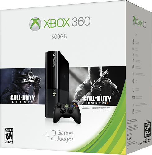 Percentage kromme Fractie Best Buy: Microsoft Xbox 360 500GB Holiday Bundle with Call of Duty Black  3M6-00043