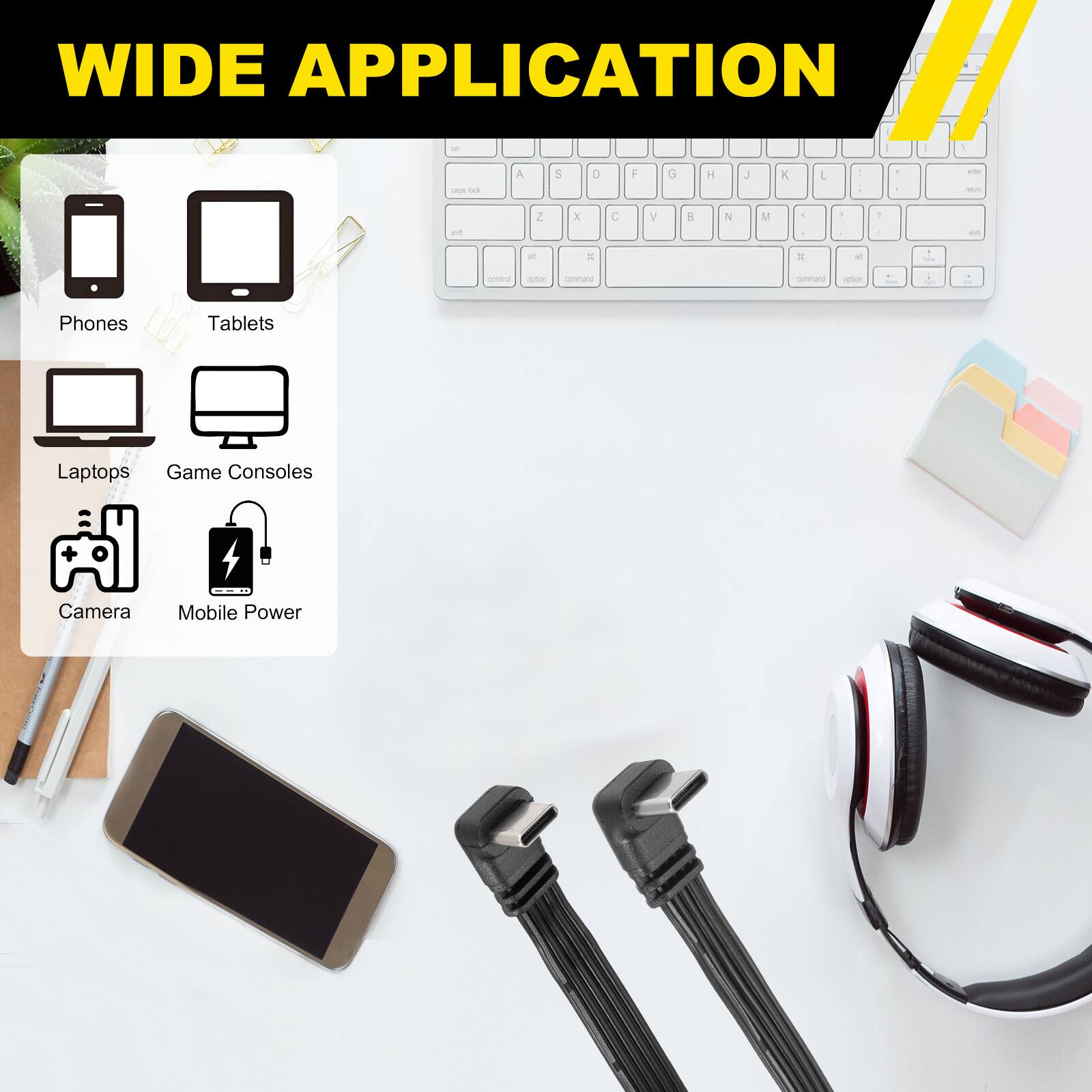 WIDE APPLICATION

- Phones
- Tablets
- Laptops
- Game Consoles
- Camera
- Mobile Power