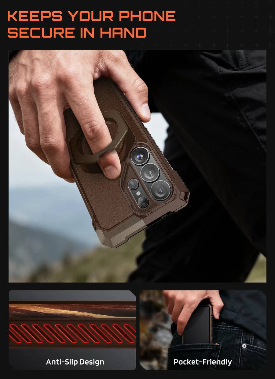 KEEPS YOUR PHONE SECURE IN HAND

Anti-Slip Design

Pocket-Friendly