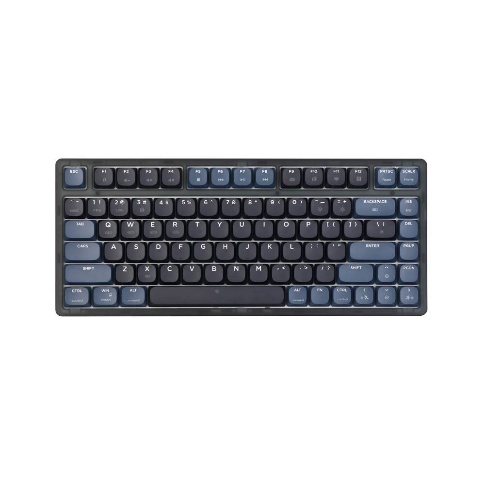 ESC F1 F2 F3 F4 F5 F6 F7 F8 F9 F10 F11 F12 PRTSC SCRLK  
1 2 3 4 5 6 7 8 9 0 - = DEL  
Q W E R T Y U I O P [ ] \  
A S D F G H J K L ; ' ENTER  
Z X C V B N M , . / SHIFT  
TAB CAPS SHIFT CTRL WIN ALT  
CTRL FN ALT CTRL FN  
PGUP PGDN  
BACKSPACE INS DEL  
TAR Q W E R T Y U I O P [ ] \  
A S D F G H J K L ; ' ENTER  
Z X C V B N M , . / SHIFT  
CTRL WIN ALT  
CTRL FN ALT CTRL FN  
PGUP PGDN  
BACKSPACE INS DEL