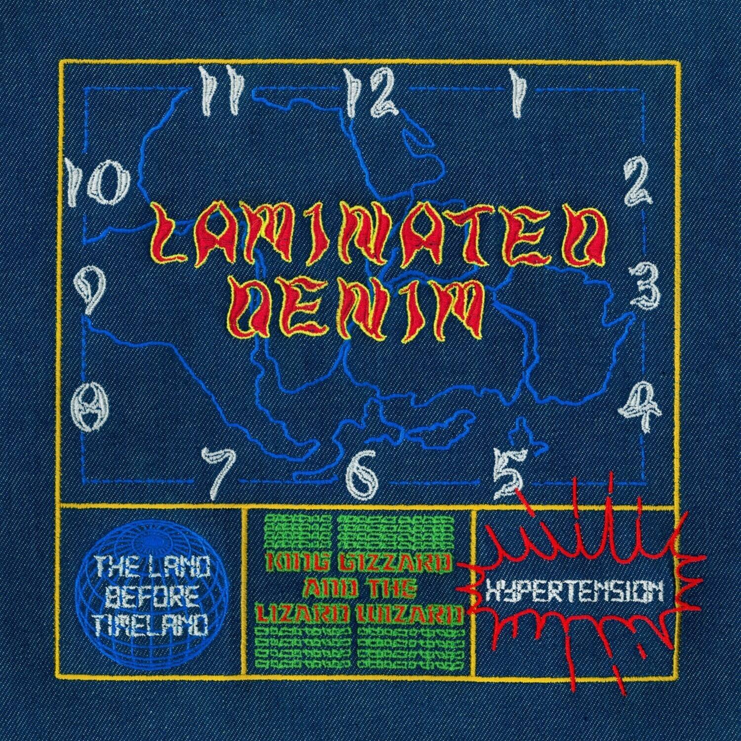 1 12 1 10 2 LAMINATED DENIM 3 4 7 0 5 THE LAND BEFORE TIME AND THE LIZARD LIZARD HYPERTENSION