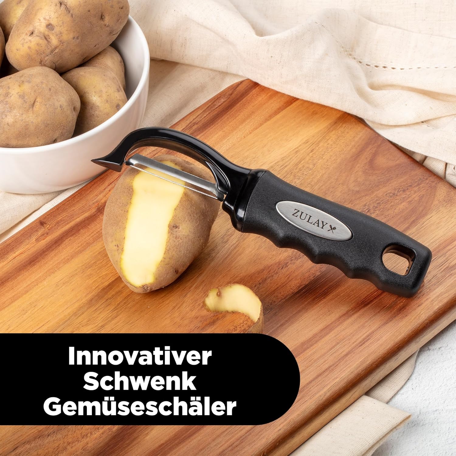 ZULAY x Innovativer Schwenk Gemüseschäler
