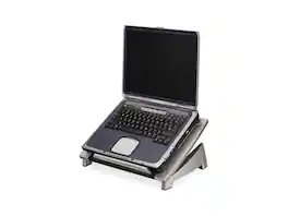 Fellowes - Adjustable Laptop Riser 8032001 - Black/Silver