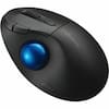 Front. Kensington - Kensington Pro Fit Ergo TB450 Trackball - Optical - Wireless - Bluetooth - 2.40 GHz - Black - USB 2.0 Type A - 1600 dpi - Black.